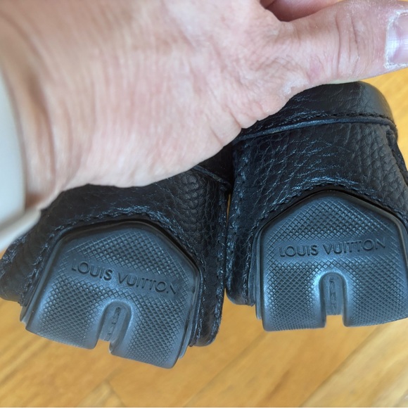 Black Louis Vuitton Racetrack Mocassin - Picture 3 of 6